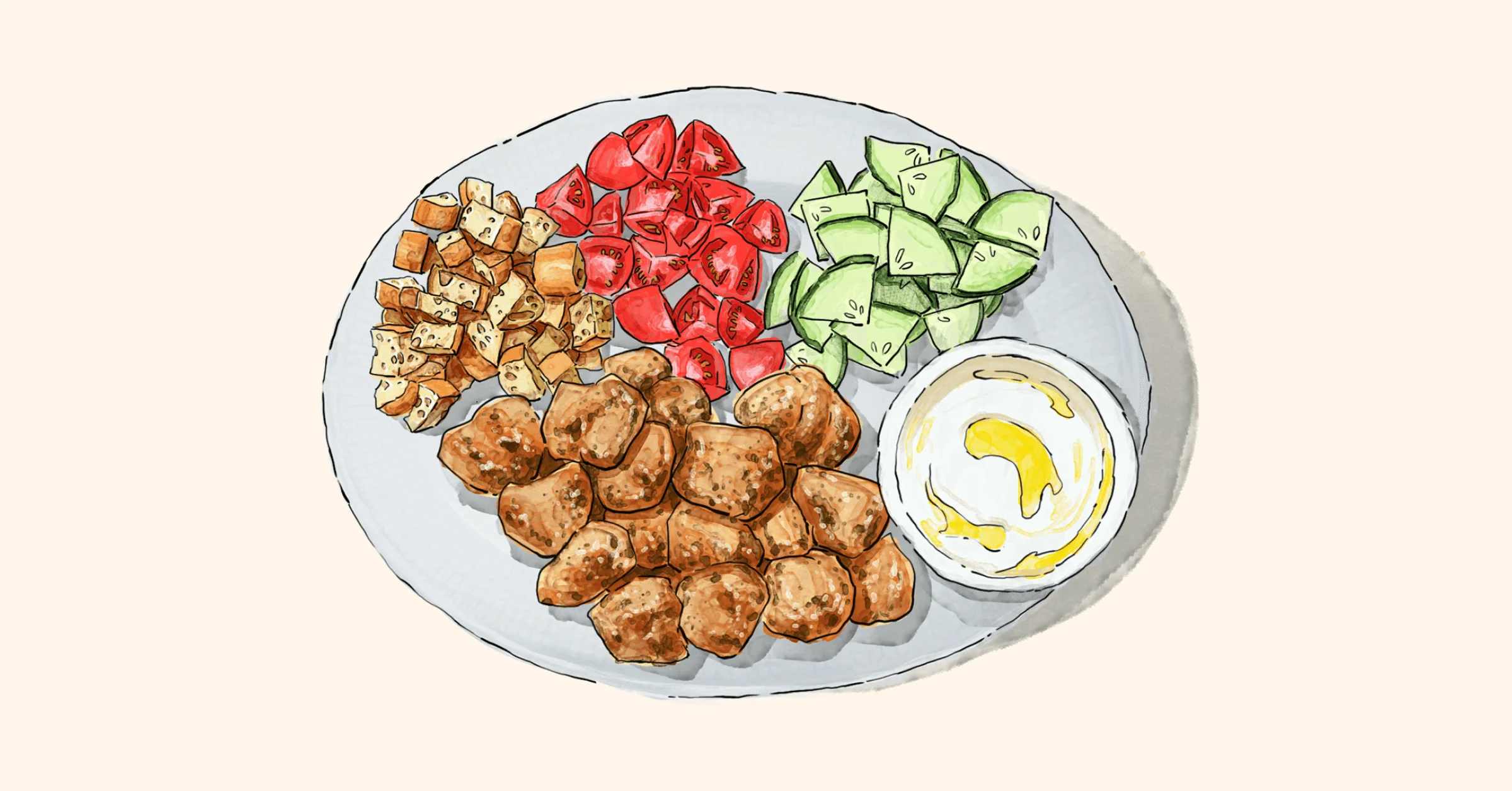 Illustration of Summer Style Kabob