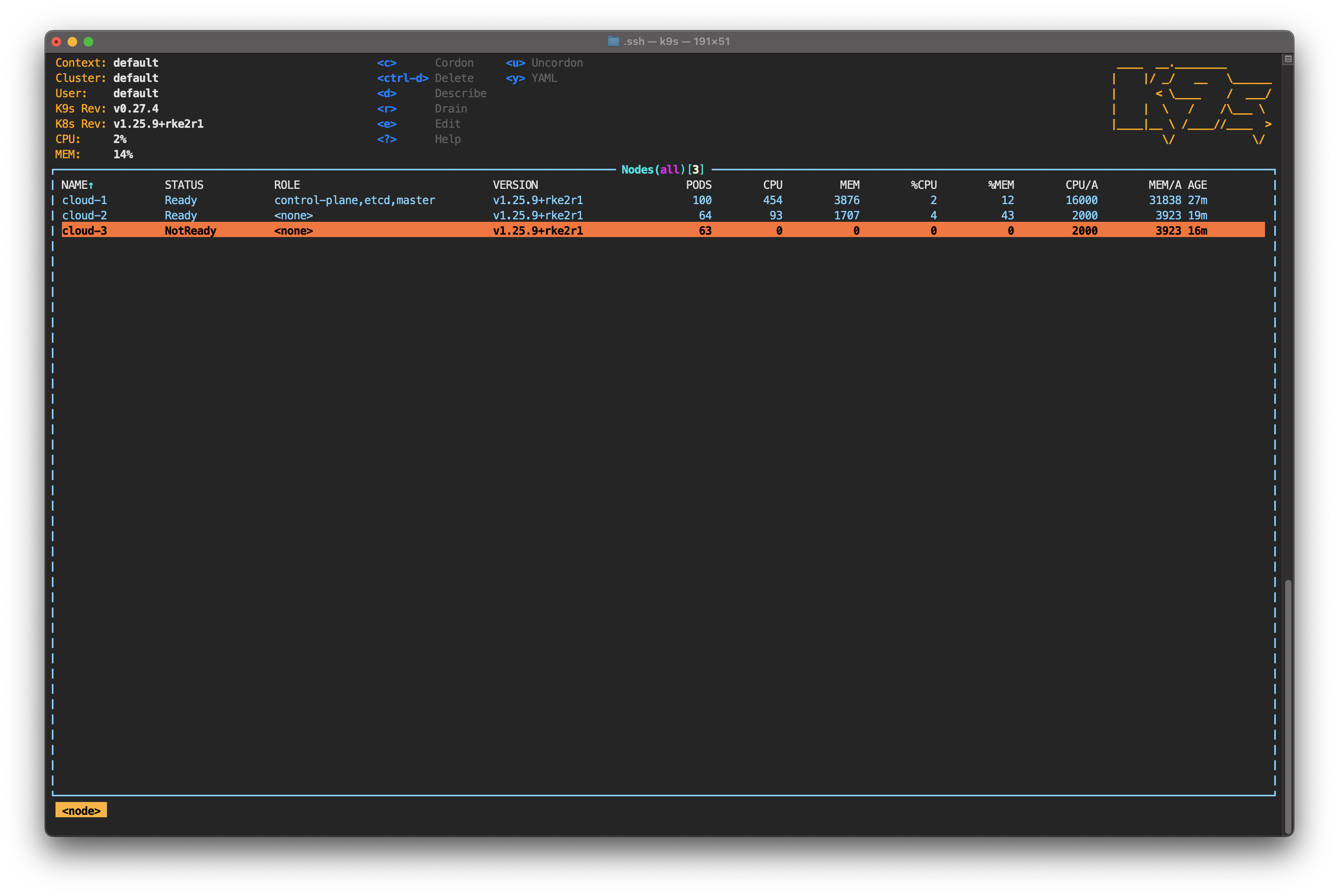 Node outage