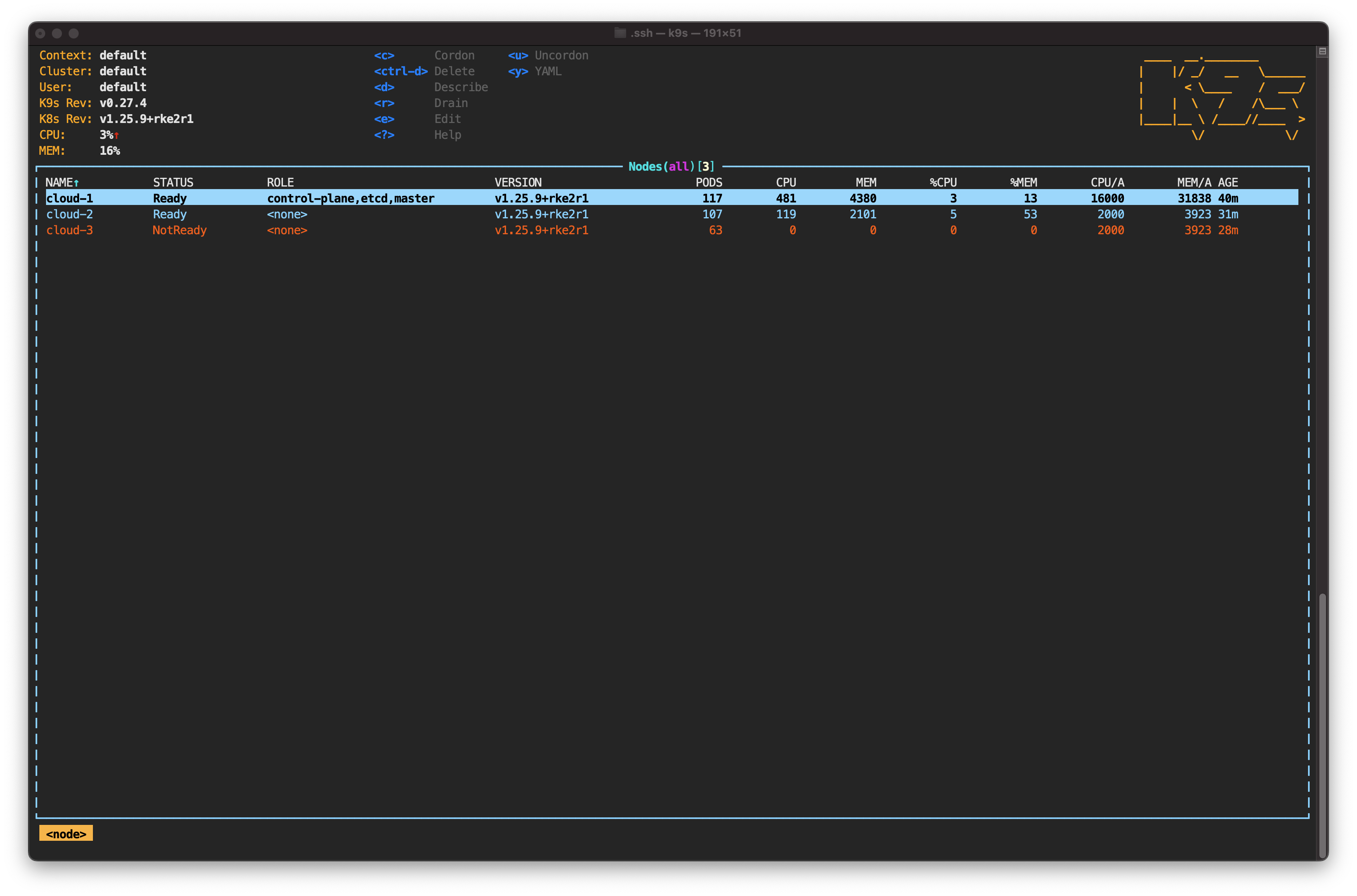 Node view