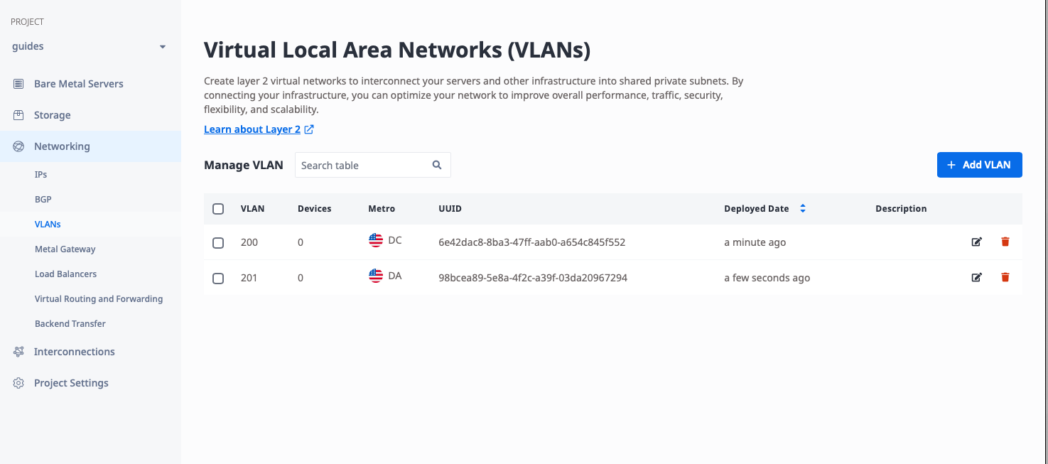 VLANs