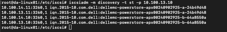 terminal-iscsiadm