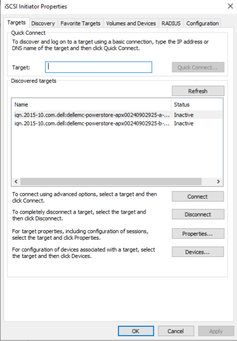 Windows-server-discover-target
