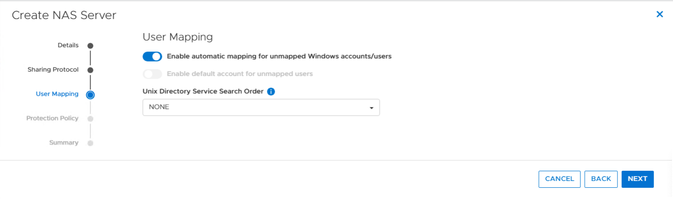 Dell PowerStore User Mapping