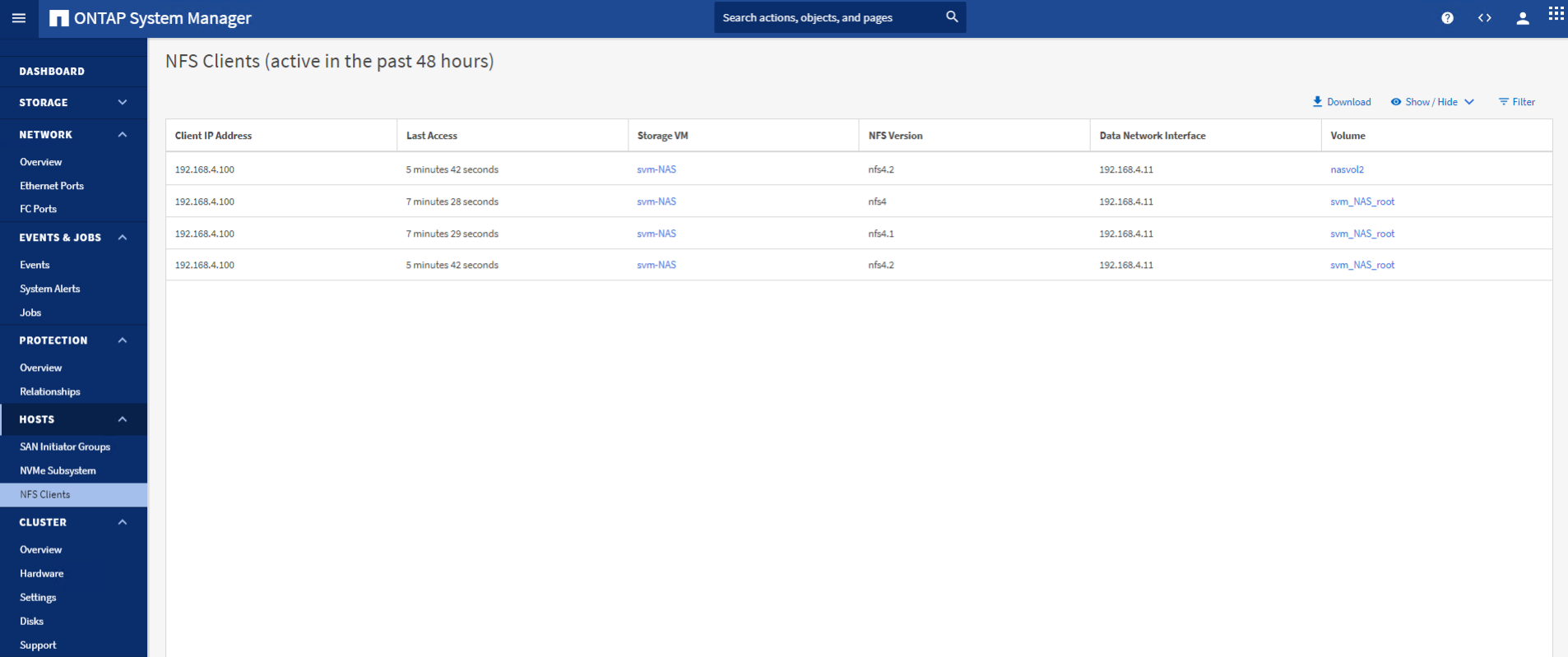 Dell PowerStore NFS Connected