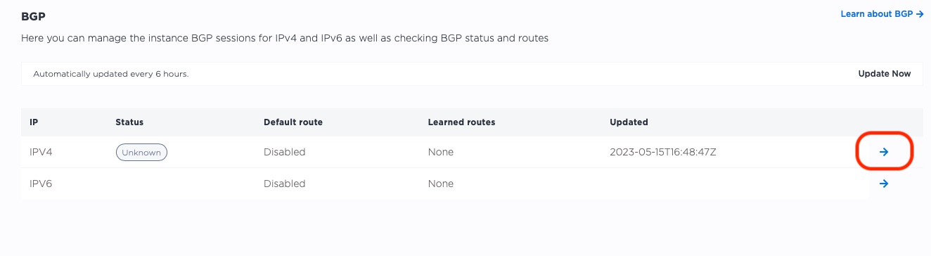 London - Server BGP Enable