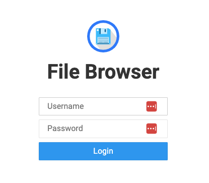 file browser login