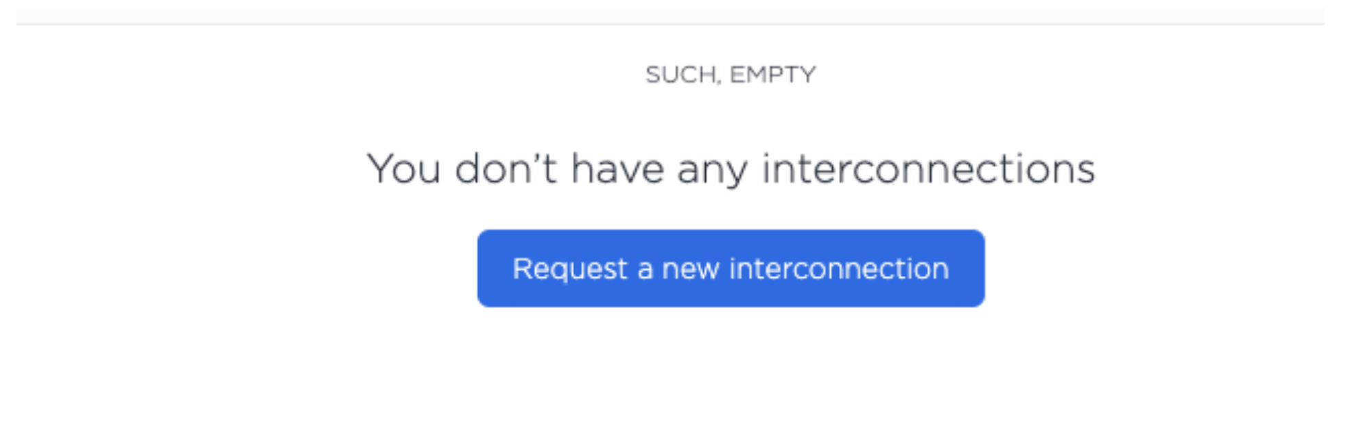 no interconnections