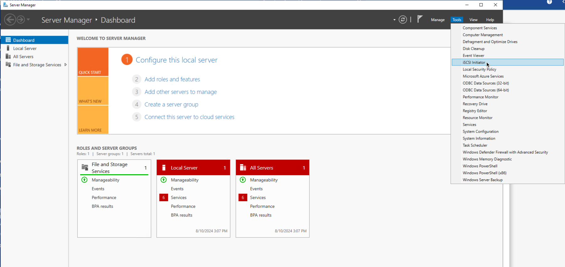 iscsi initiator