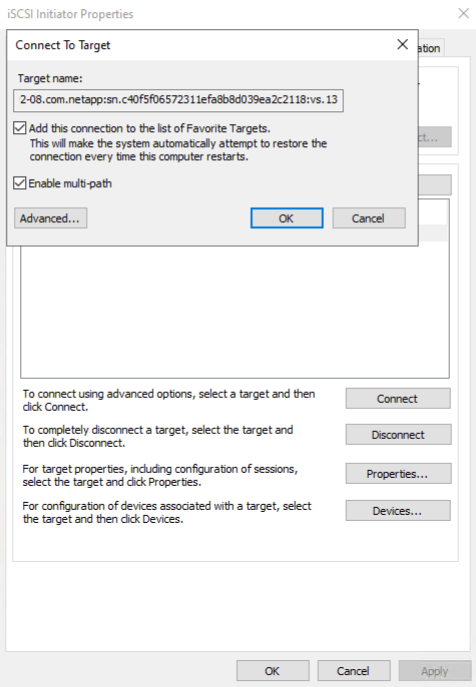 Enable Multipath Setting