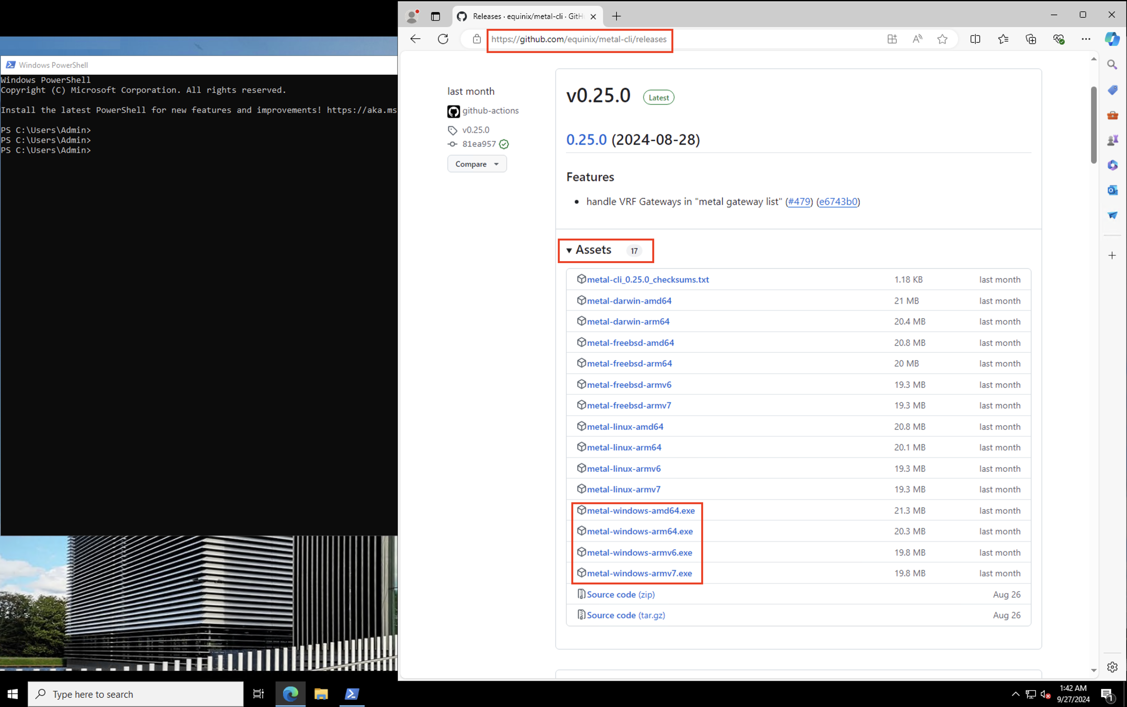 Equinix Metal CLI GitHub Releases page