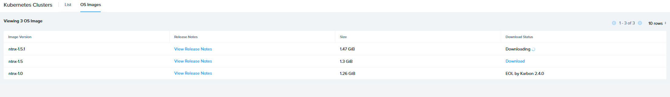 Karbon Download Status